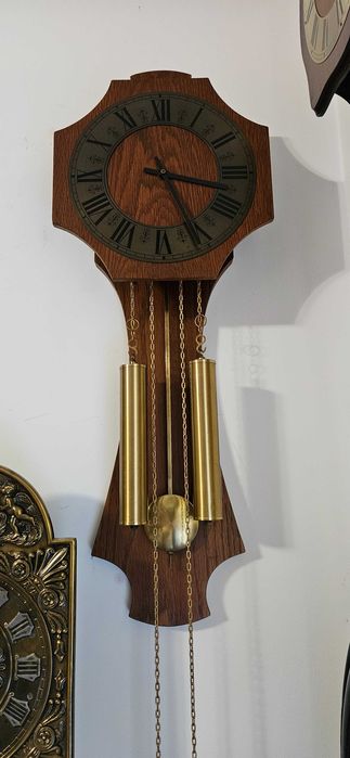 Ceas de perete cu pendula si 2 greutati SBS Feintechnik 2