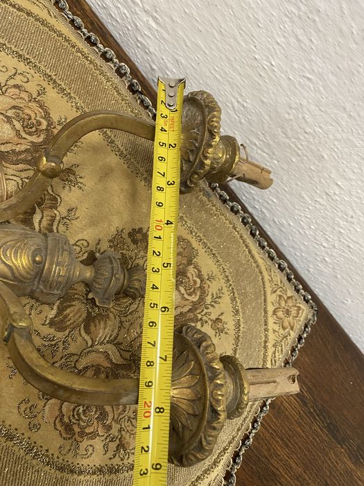 Френски аплик от масивен месинг