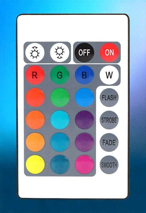 RGB LED лента с дистанционно, различни цветове – нова