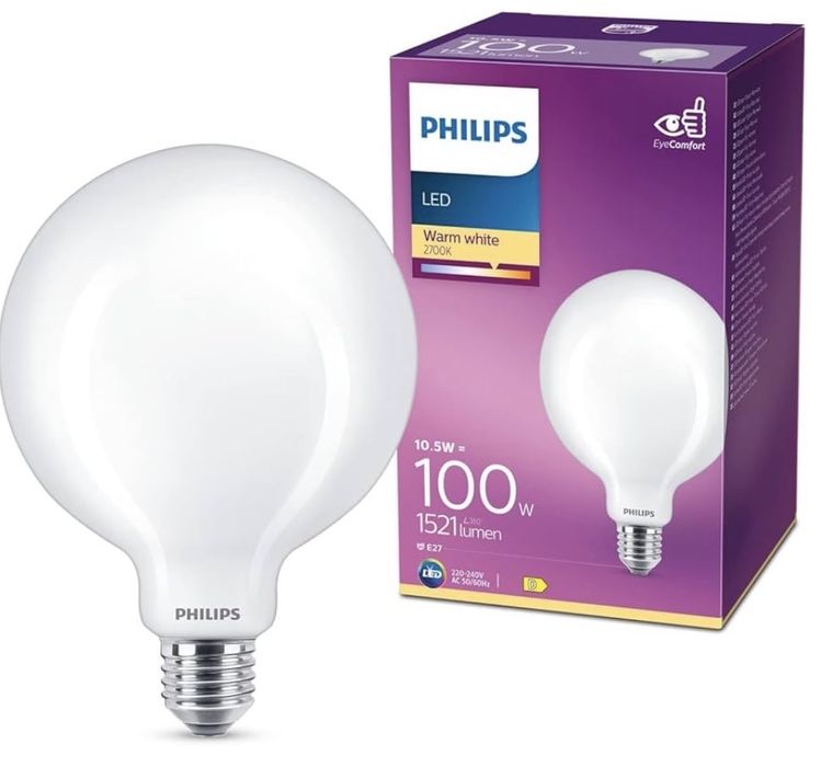 Bec cu filament Philips LED Classic E27