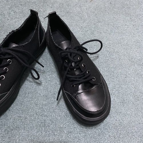 Tenisi dama, piele cu panza, MANGO, marimea 7,5