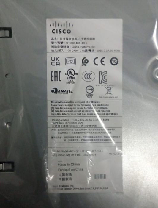 Cisco Catalyst C1000-48T-4G-L.