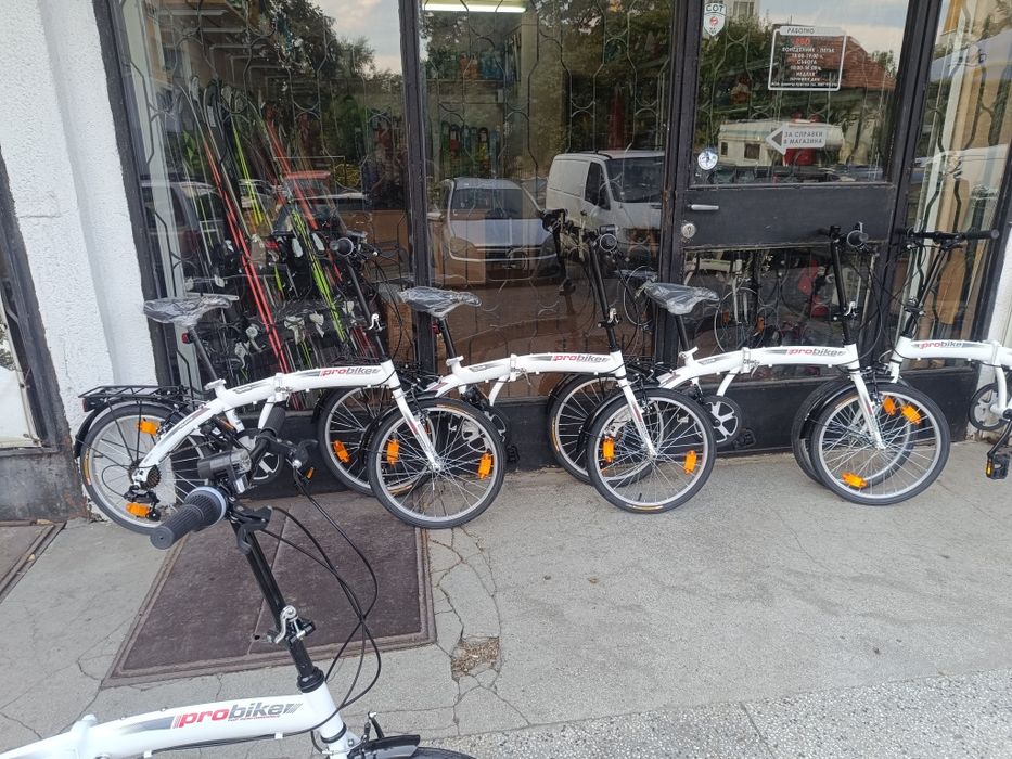 Разпродажба нов сгъваем велосипед  черен с огъната рамка - 200 euro