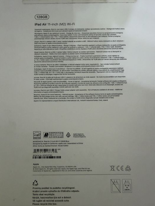 Tableta ipad air  11’ m2  128 gb ca noua tinuta in husa cu folie de protectie