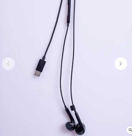 Casti stereo si microfon USB-C 1.2m negru maXlife MXEP-04