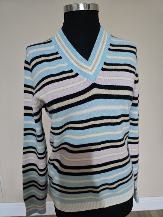 Pulover in anchior din casmir marime M