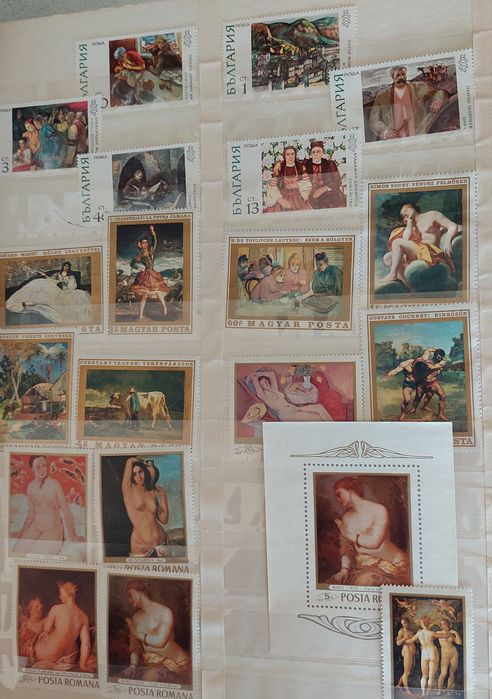 Колекция пощенски марки - 1000 броя!