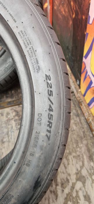 2 Anvelope ca noi Hankook 225 45 R17 de vara . Dot 2022