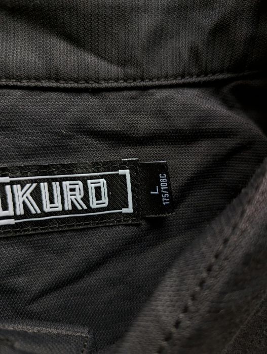 Evisu x Kuro Logo Print Multi Pocket Mock 2 in 1 Tech Shirt
