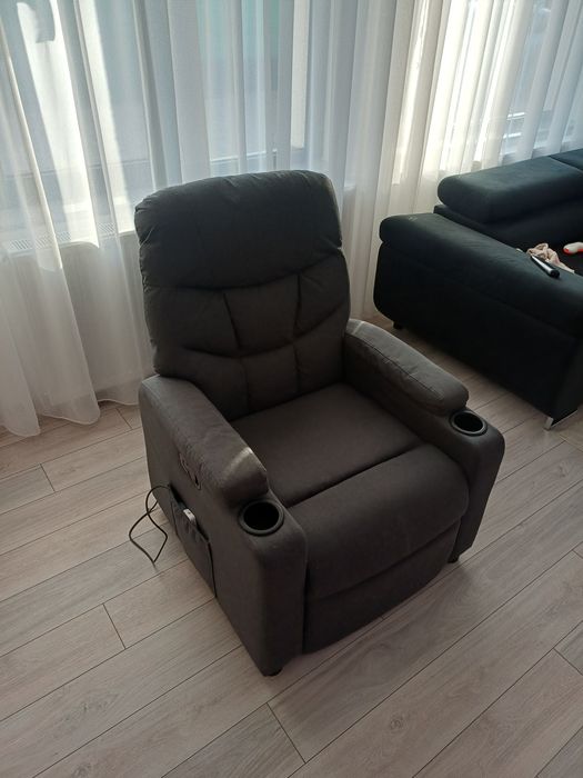 Fotoliu de masaj electric , gri
