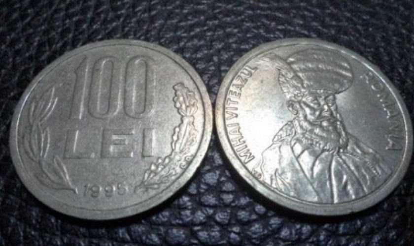 Vând monedă 100 lei cu Mihai Viteazul
