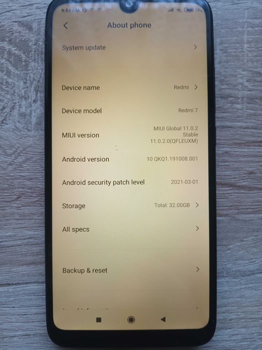 Xiaomi Redmi 7 utilizat