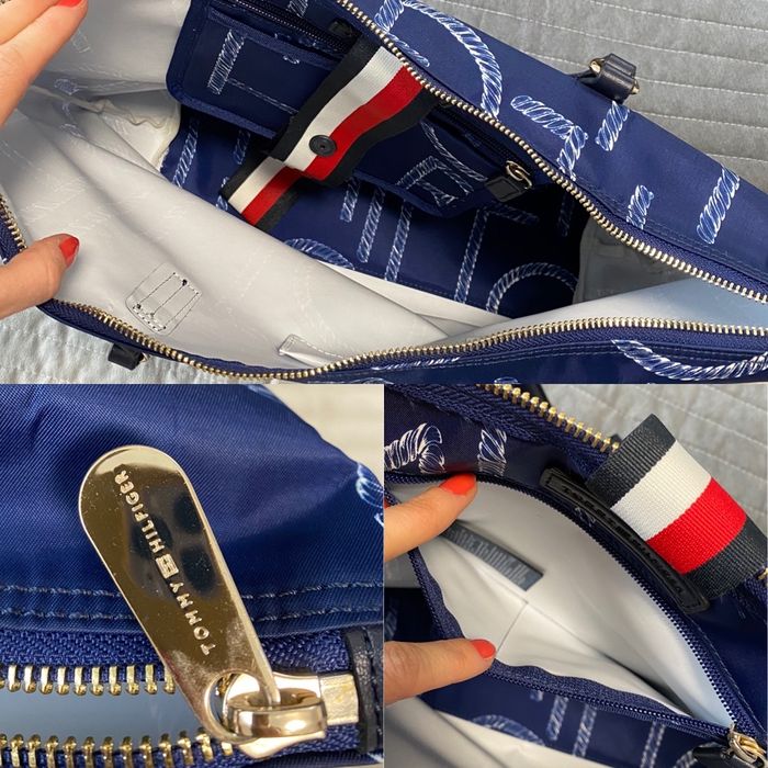 Tommy Hilfiger оригинална чанта PVC, Weekender bag, като НОВА