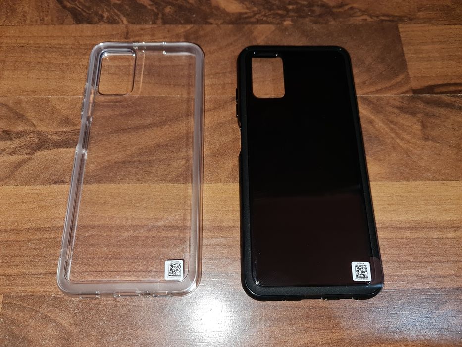 Husa silicon originala Samsung Soft Clear Cover Galaxy A03s set 2 buc