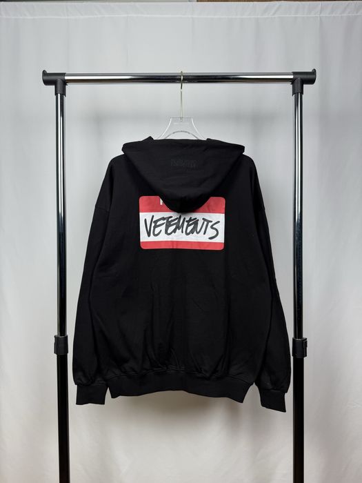 VETEMENTS «Red Hello» Zip-Hoodie | Hanorac Vetements