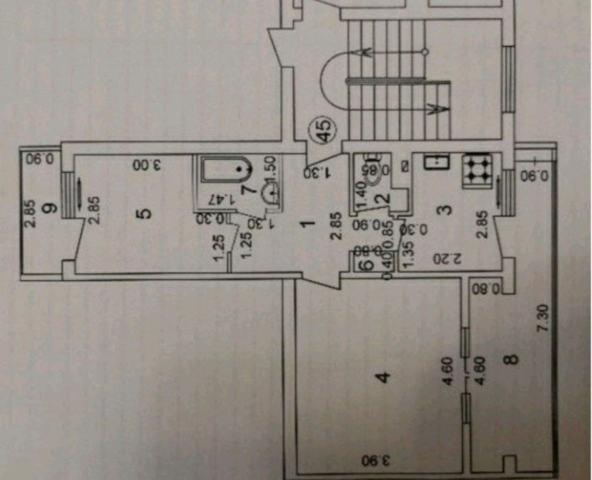 Юнусабад 6 квартал 2/1/4 (60²) продаётся квартира