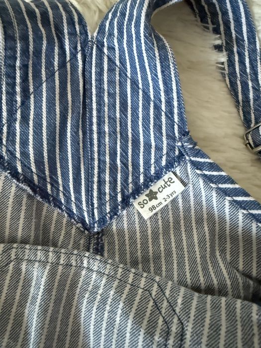 Salopete denim marimea 92/98