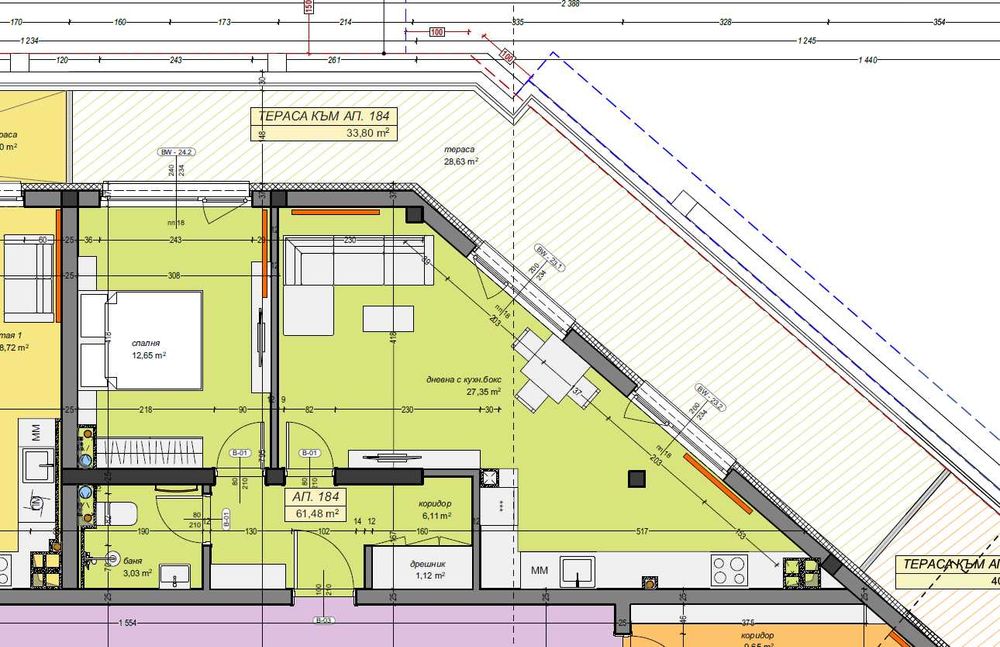 Продава се Двустаен апартамент в София, Младост 4 - 95 кв.м за 1332 €/кв.м - Снимка #1