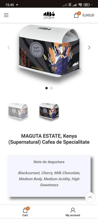 MABÓ Coffee cafea prăjită