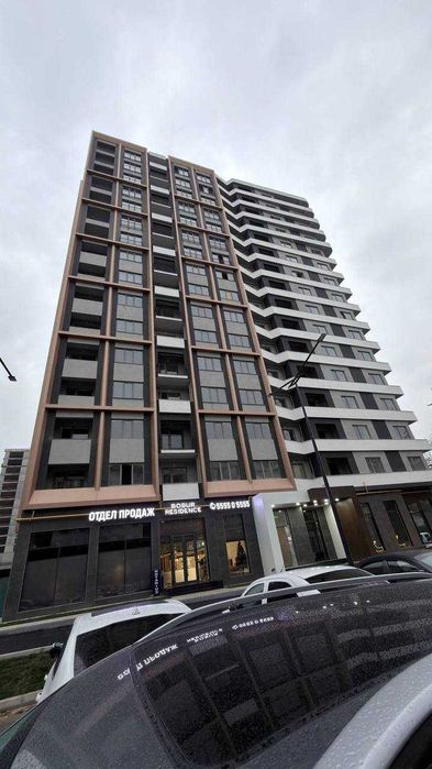 Жк Bobur Residence 3/11/16 Коробка 72м2 Срочно