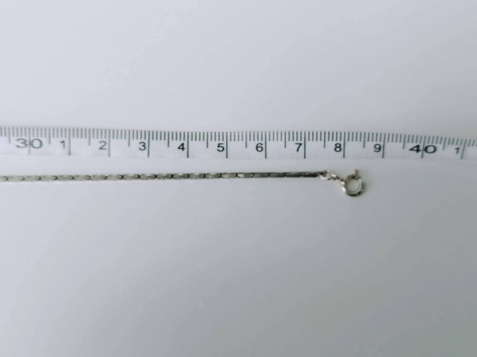 Vechi colier/lant din argint de 925, cu pandantiv cu piatra lunii