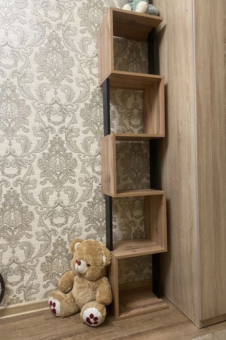 стеллаж коричневый