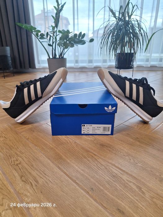 Кожени маратонки adidas sl  72
