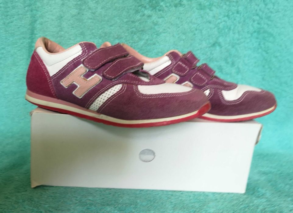 Кроссовки кожаные. Размер 32