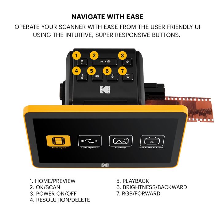 Kodak Slide N 7 Max Scan SIGILAT ! Digital Film scanner