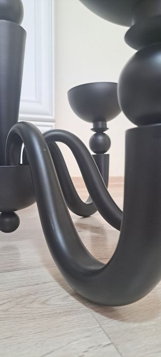 Candelabru Bon Bon SP6, negru, din metal