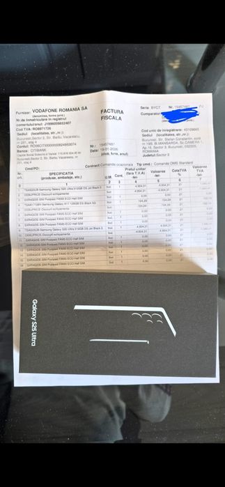 Samsung S25 ultra , NOU SIGILAT, pret fix ,  512 gb ,12 gb ram titani