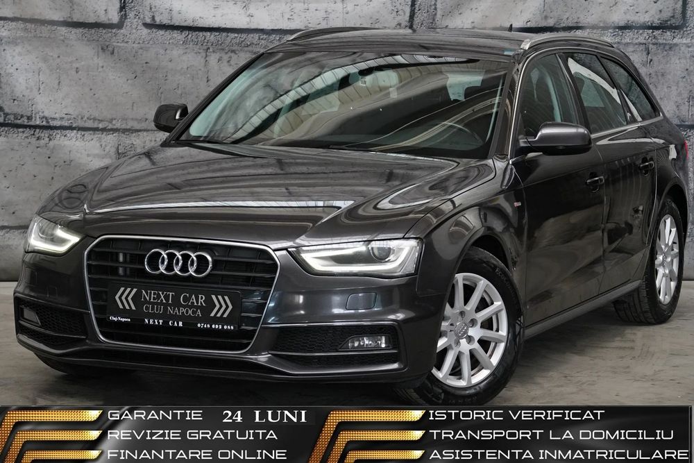 Audi A4 Avant GARANTIE 24 LUNI*RATE*REVIZIE*Ultra*S-Line*Manuala*Navi*Bixenon*Led