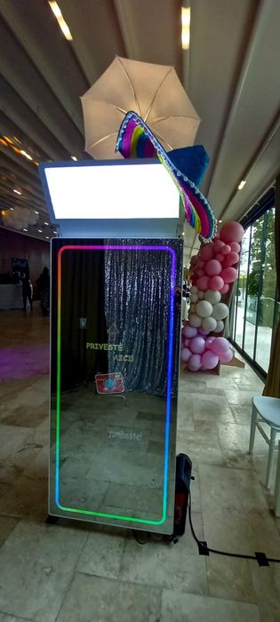 Foto-video, fum greu, oglinda magica, masina baloane cu fum