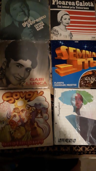 Placi vinil muzica ușoară și populara românească și internationala