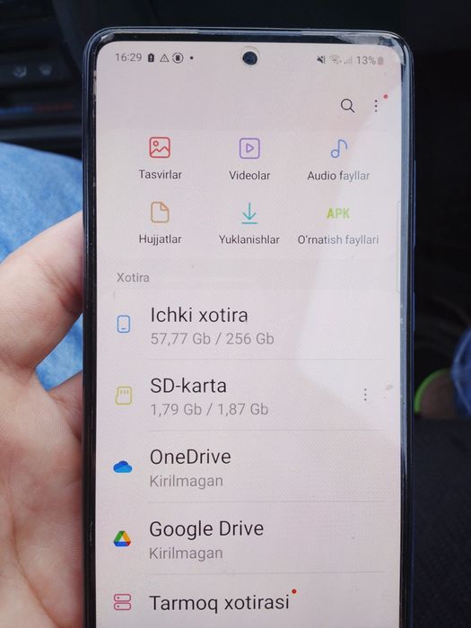 Galaxy A72  pamyeti 256GB