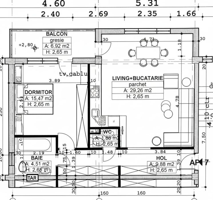 Apartament 2 camere de vanzare Parcul Poligon.