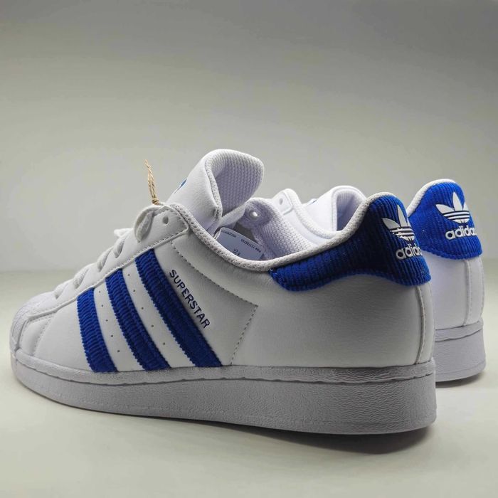 *SALE* Adidas Superstar 'White Royal Blue' 38 EU