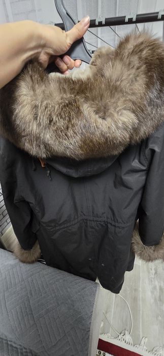 Зимняя парка с мехом
