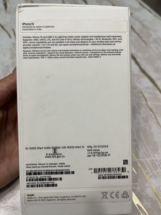 iPhone 13. В идеальном состоянии.