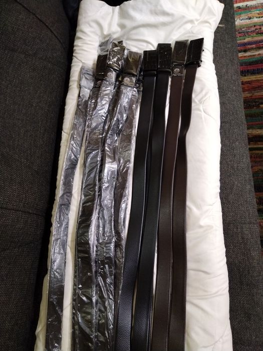 Разпродажба! На Мъжки Колани от Еко кожа с автоматично закопчаване!