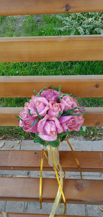 продам цветы из бисера