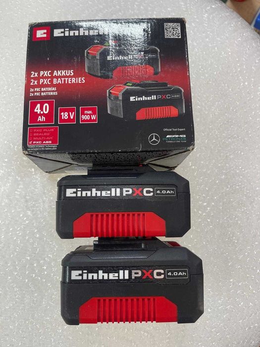 Set 2 baterii Einhell PXC de 18 V și 4,0 Ah