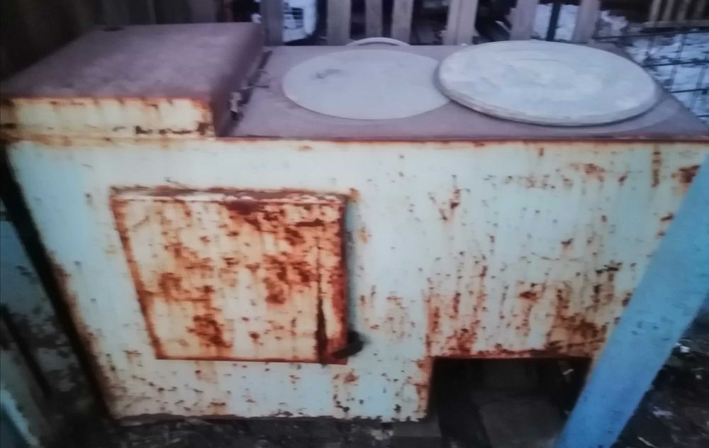 Печка с паровым котлом