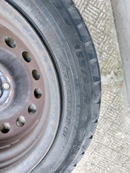 Външна резервна гума Alpin с джанта за Nissan Micra K11