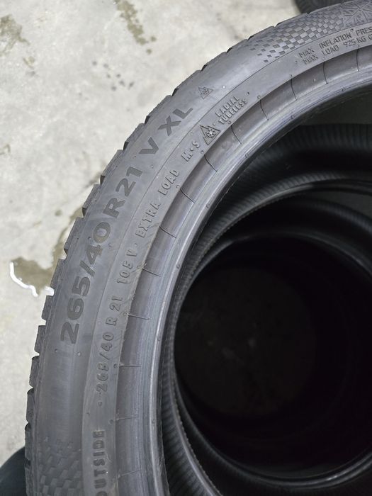 4x 265/40/21 M+S CONTINENTAL 2022 Stare ca noi