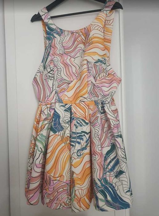 Salopeta mini tip rochie, H&M, marimea 38