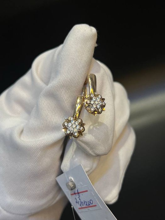 Золото 585  Серьги