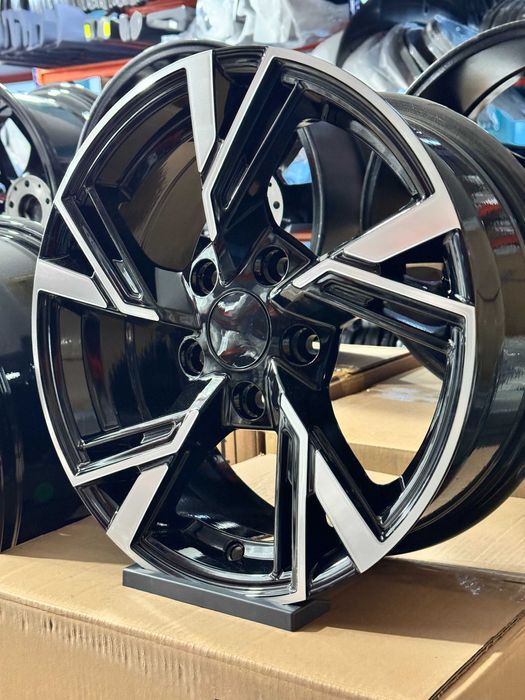 Jante Aliaj EMR Wheels DY825 - 5x112 15 Black Diamond Golf A3 A4 Leon
