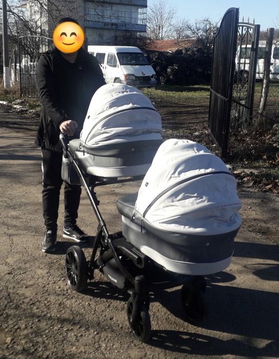 Количка за близнаци Рико Тийм.