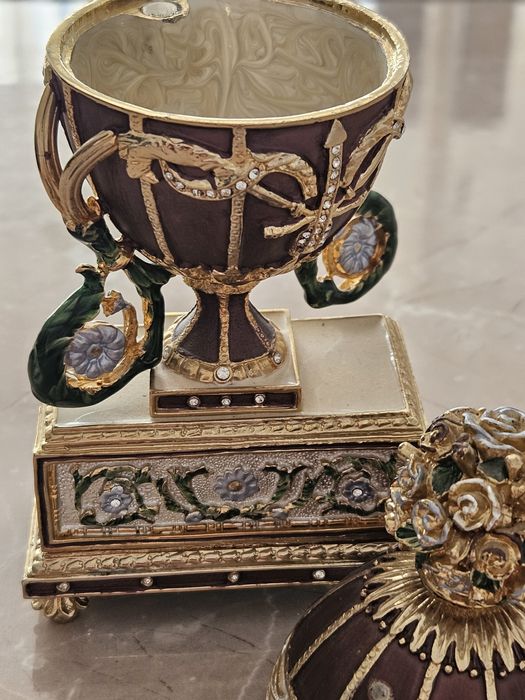 Caseta bijuterii stil Faberge